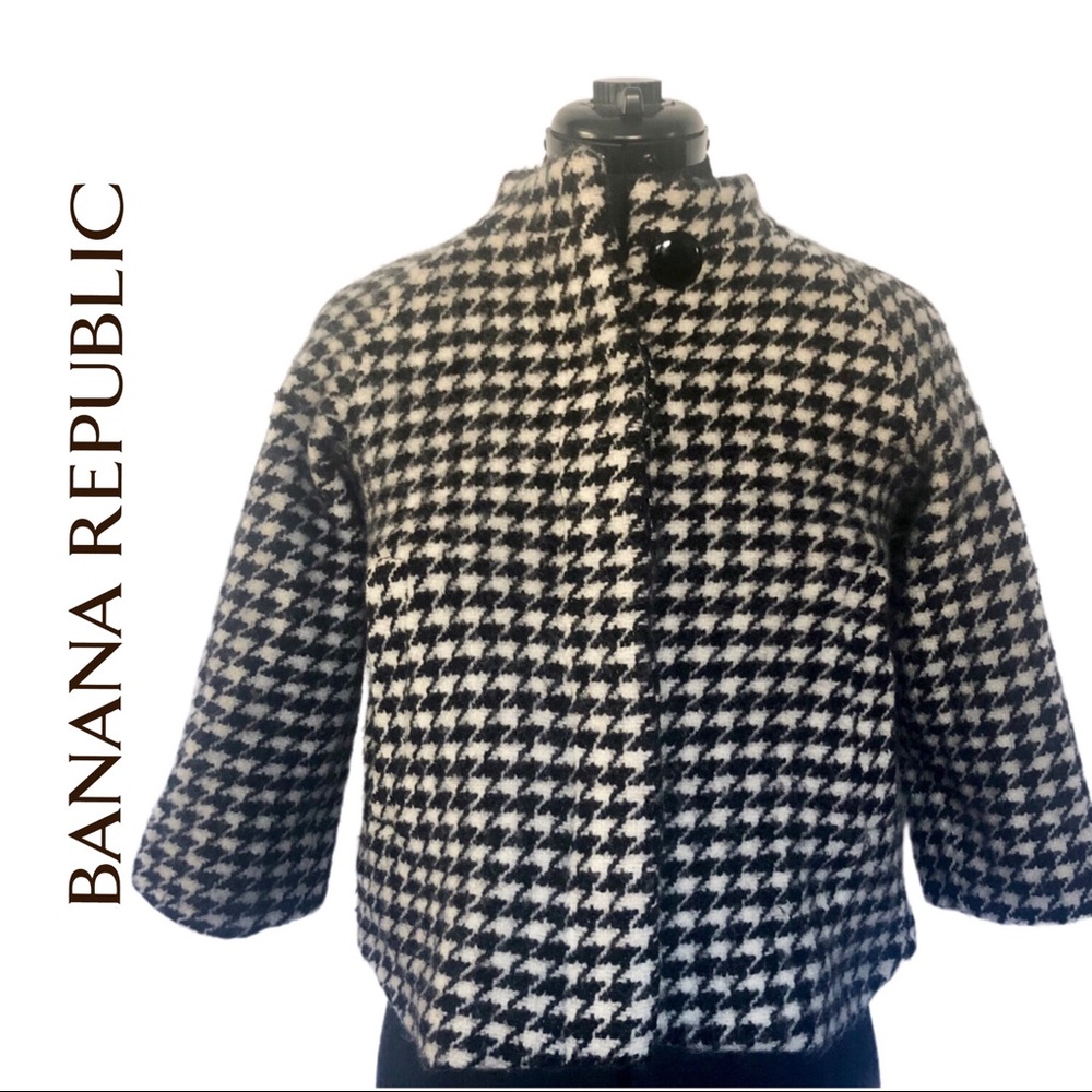Banana Republic | Checkered Wool Jacket | Size: XS
